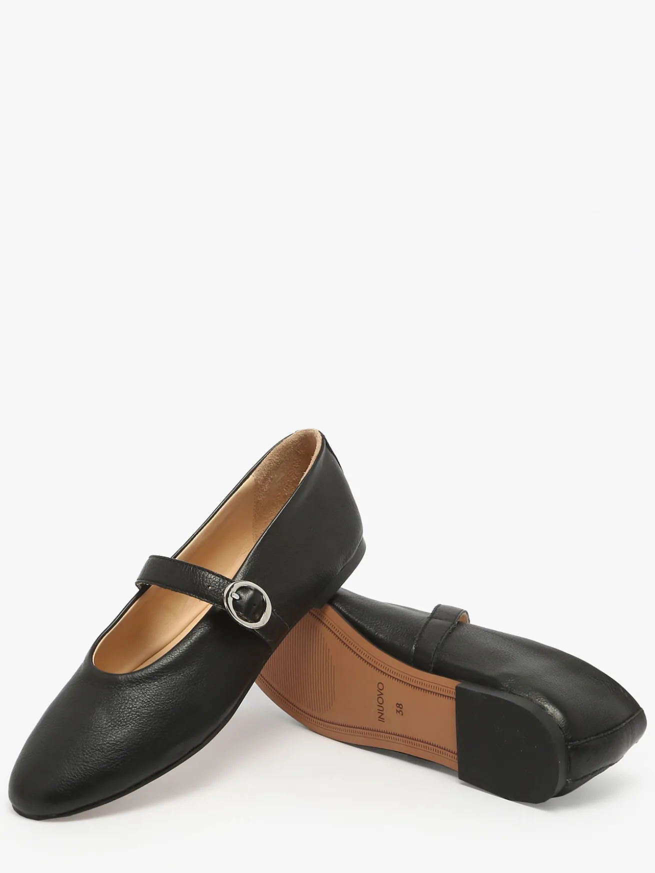 Ballerines avec brides en cuir INUOVO