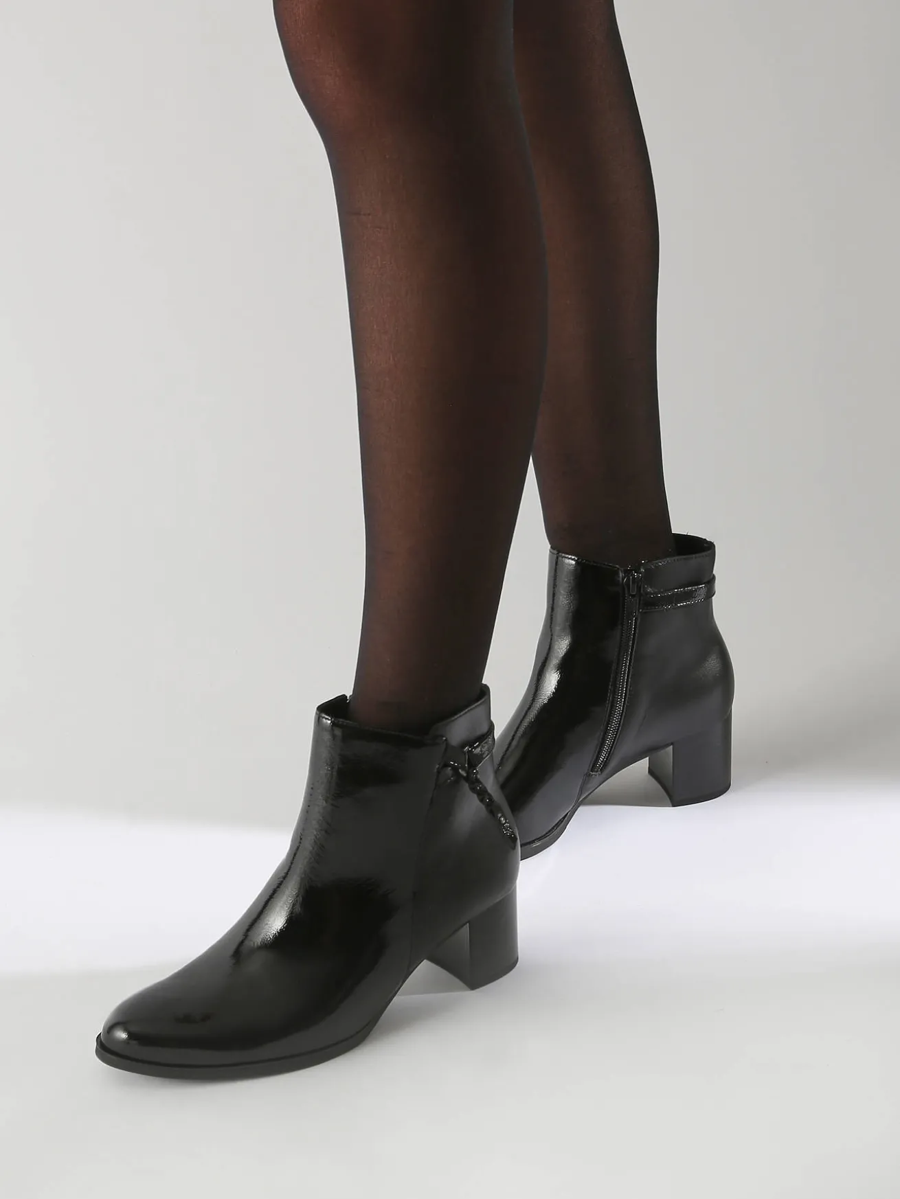 Boots à talon en cuir GABOR