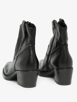 Boots à talon en cuir MJUS