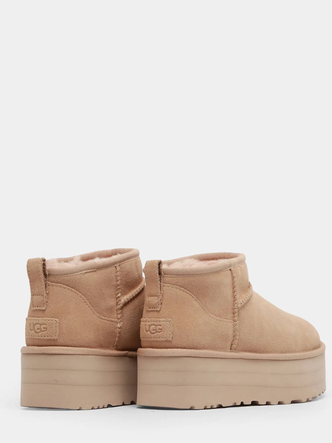 Boots Classic Ultra Mini Platform en cuir UGG