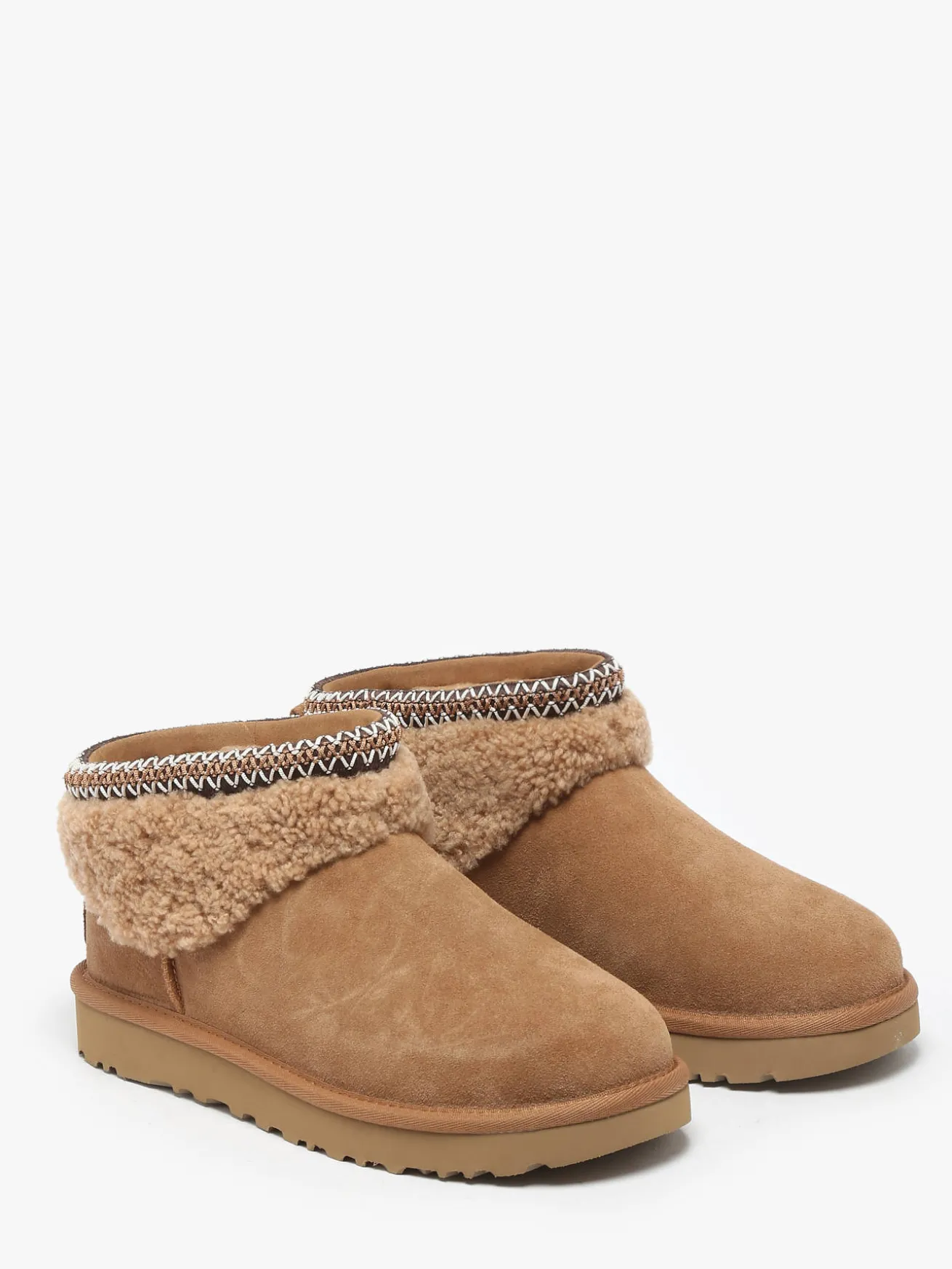Boots Classic Ultra Mini Maxi Curly en cuir UGG