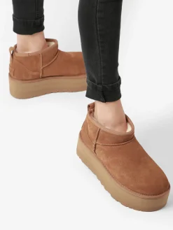 Boots Classic Ultra Mini Platform en cuir UGG