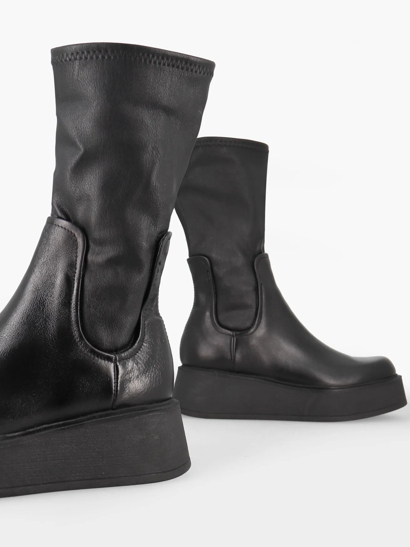 Boots en cuir en cuir MJUS