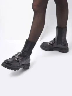 Boots en cuir en cuir MJUS