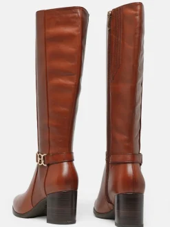Bottes à talon en cuir TAMARIS