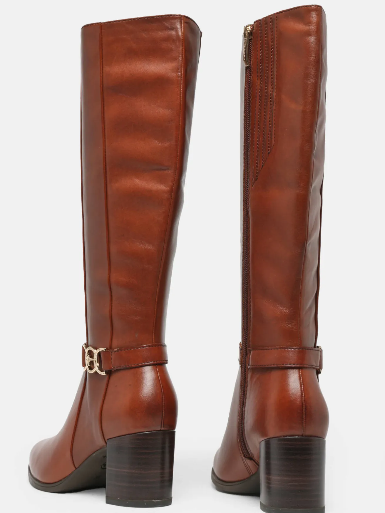 Bottes à talon en cuir TAMARIS