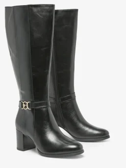 Bottes à talon en cuir TAMARIS