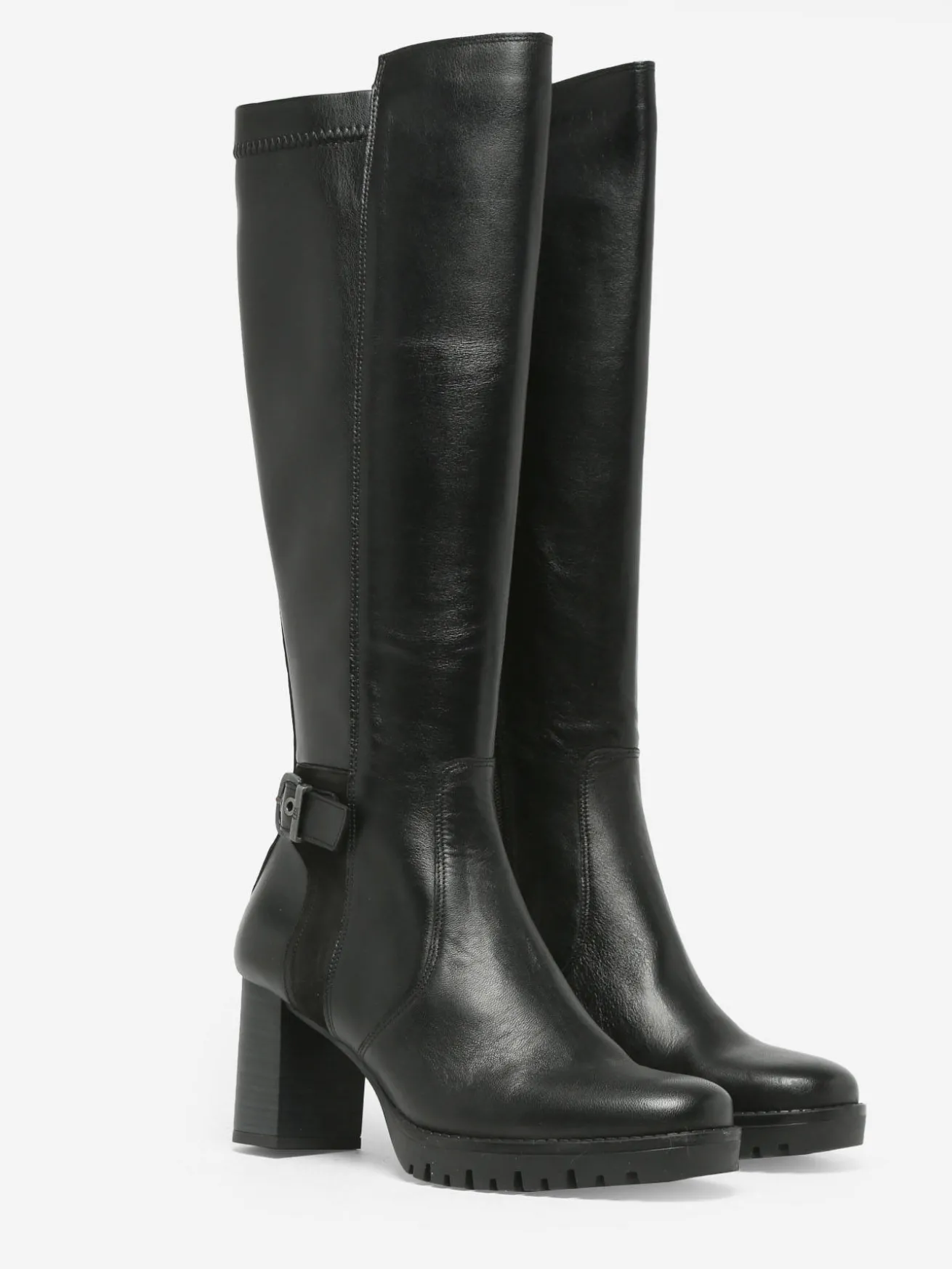 Bottes à talon Evie en cuir DORKING