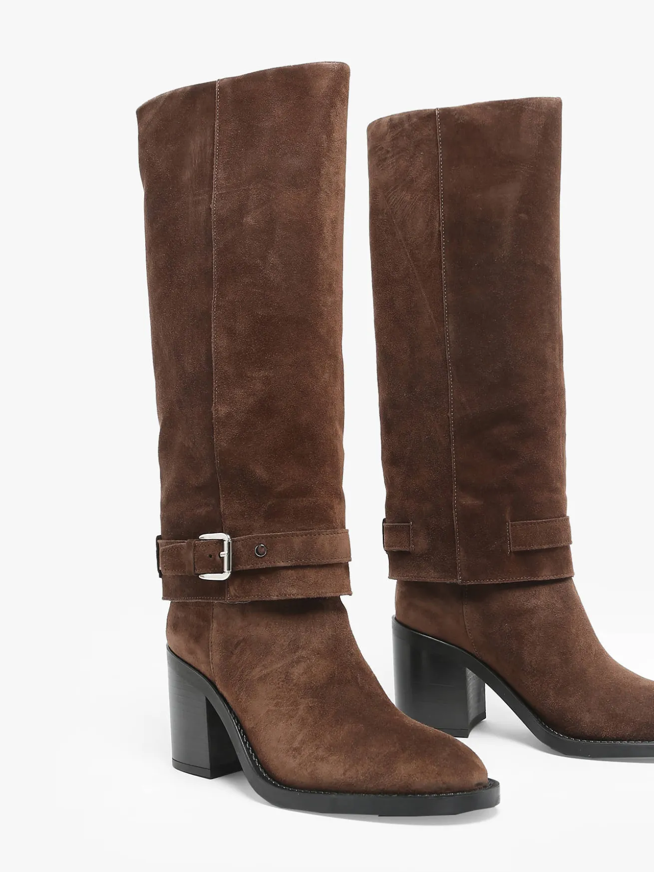Bottes à talon Selena en cuir ALPE