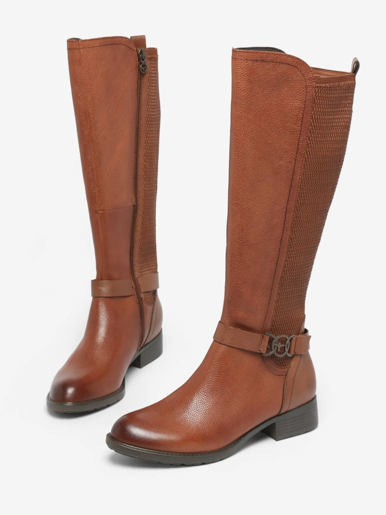 Bottes cavalières en cuir TAMARIS
