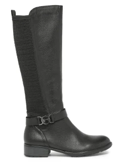 Bottes cavalières en cuir TAMARIS