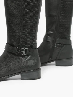 Bottes cavalières en cuir TAMARIS