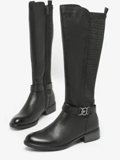 Bottes cavalières en cuir TAMARIS