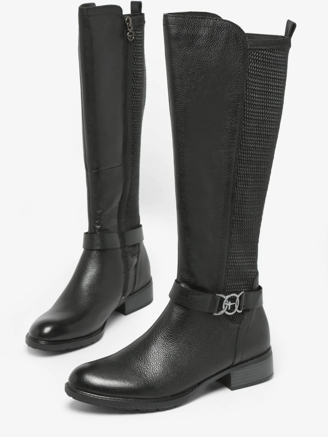 Bottes cavalières en cuir TAMARIS
