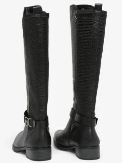 Bottes cavalières en cuir TAMARIS