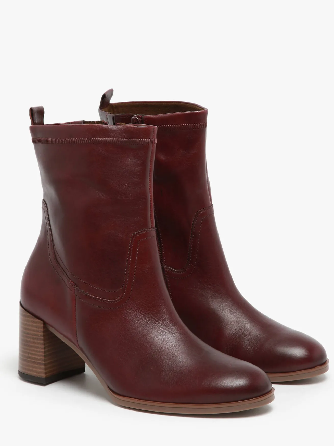 Bottines à talon en cuir GABOR