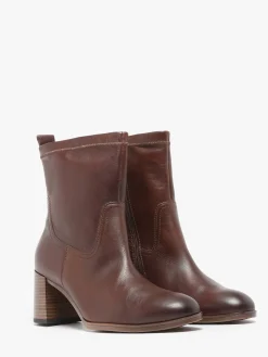 Bottines à talon en cuir GABOR