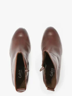 Bottines à talon en cuir GABOR