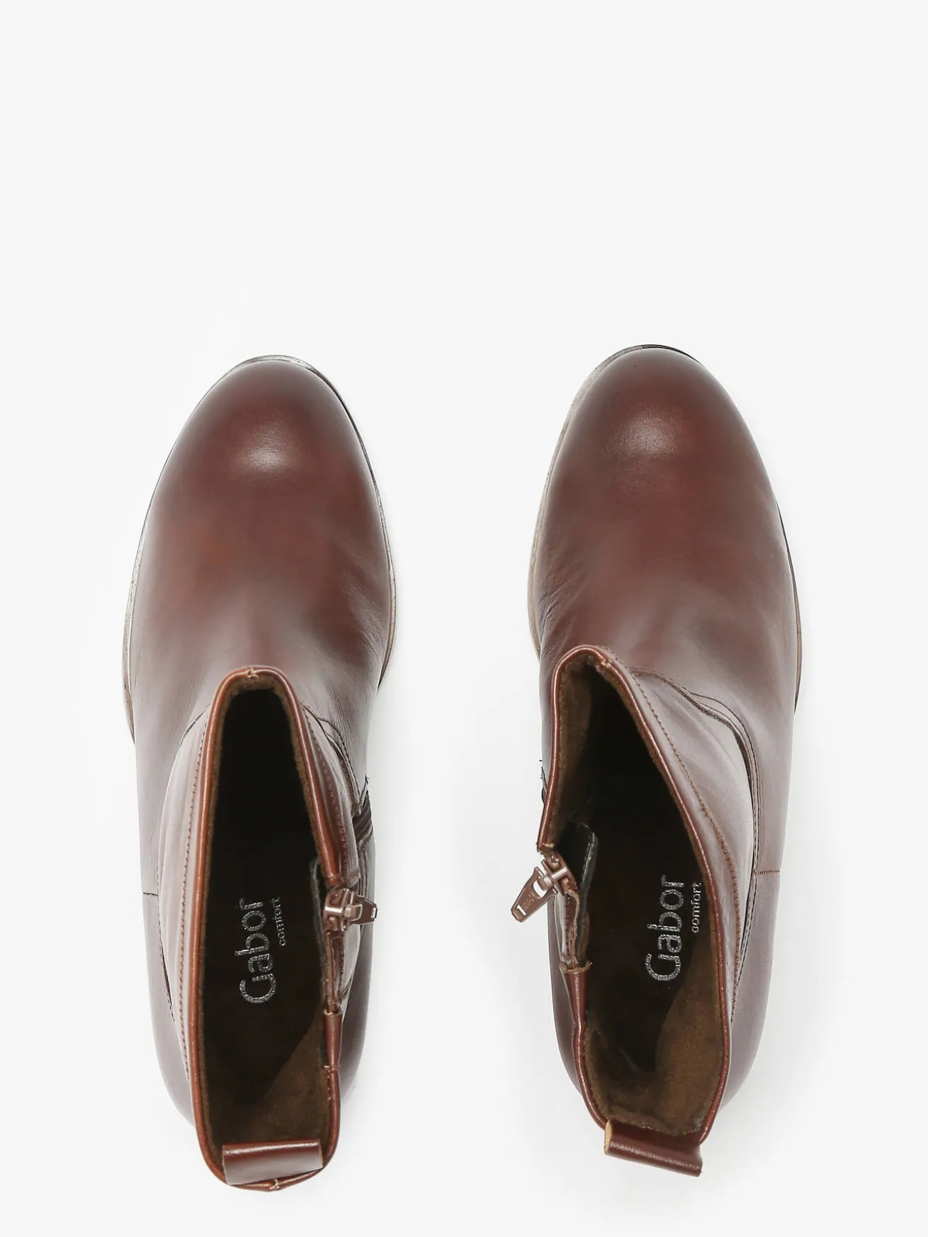 Bottines à talon en cuir GABOR