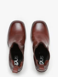 Bottines à talon en cuir MJUS