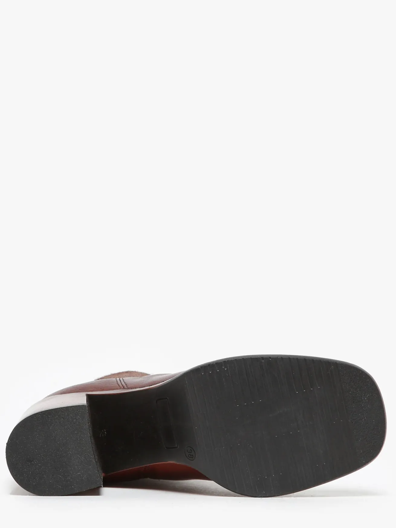 Bottines à talon en cuir MJUS