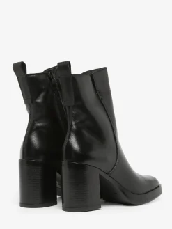 Bottines à talon en cuir MJUS