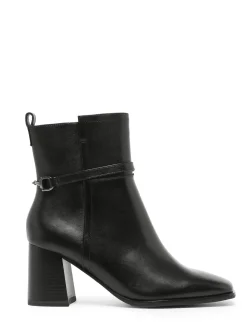 Bottines à talon en cuir TAMARIS