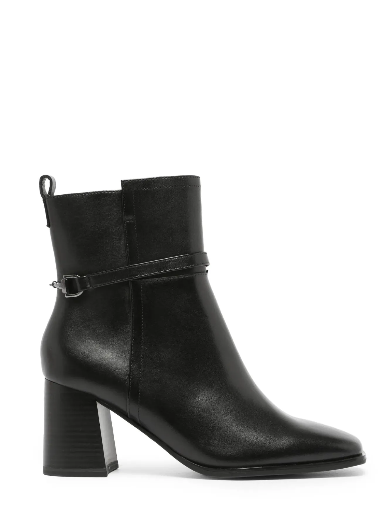 Bottines à talon en cuir TAMARIS
