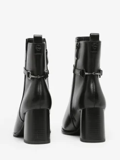 Bottines à talon en cuir TAMARIS