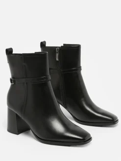 Bottines à talon en cuir TAMARIS