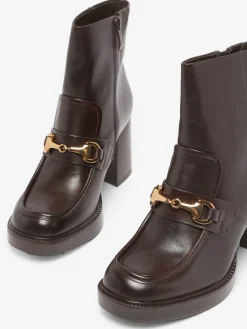 Bottines à talon en cuir TAMARIS