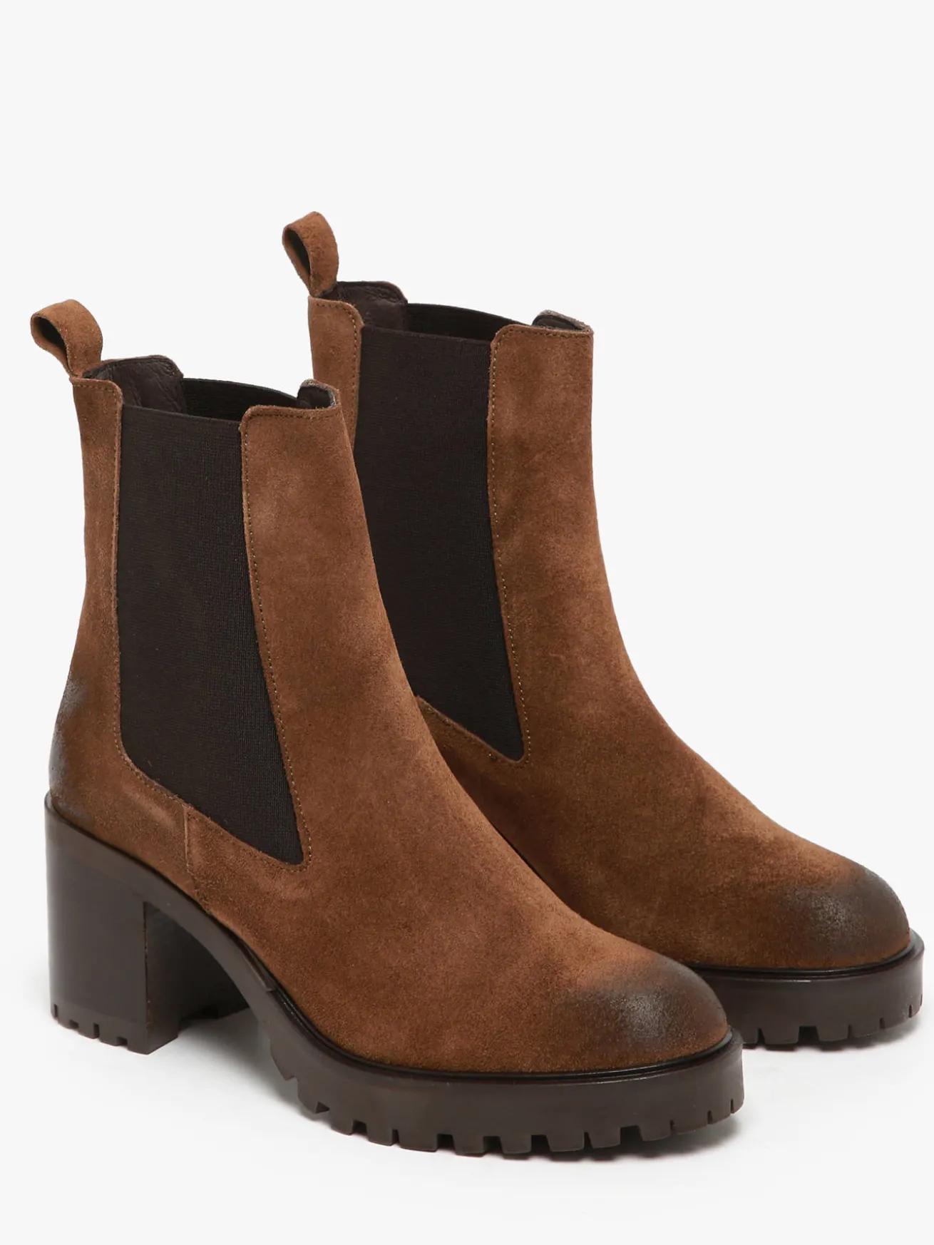 Bottines à talon en cuir WE DO