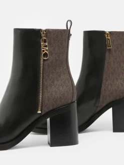 Bottines à talon Regan en cuir MICHAEL KORS