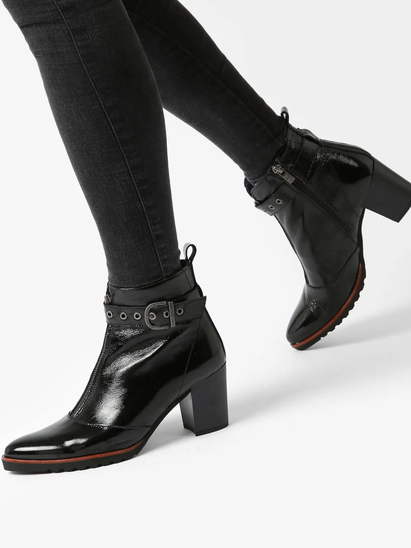 Bottines à talon Thais en cuir DORKING