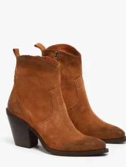 Bottines à talon Tronchetti Texani en cuir METISSE