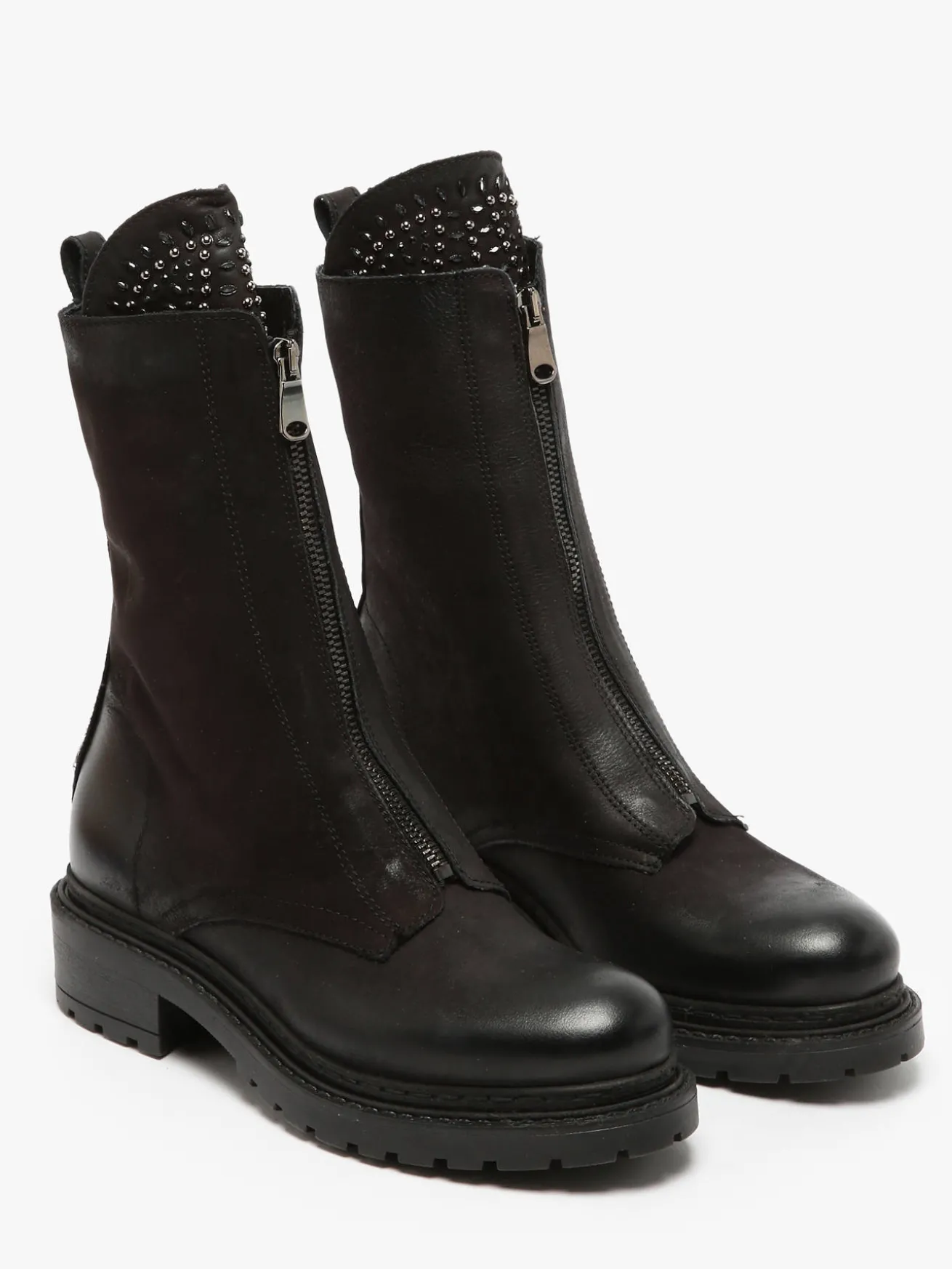 Bottines Biker en cuir METISSE