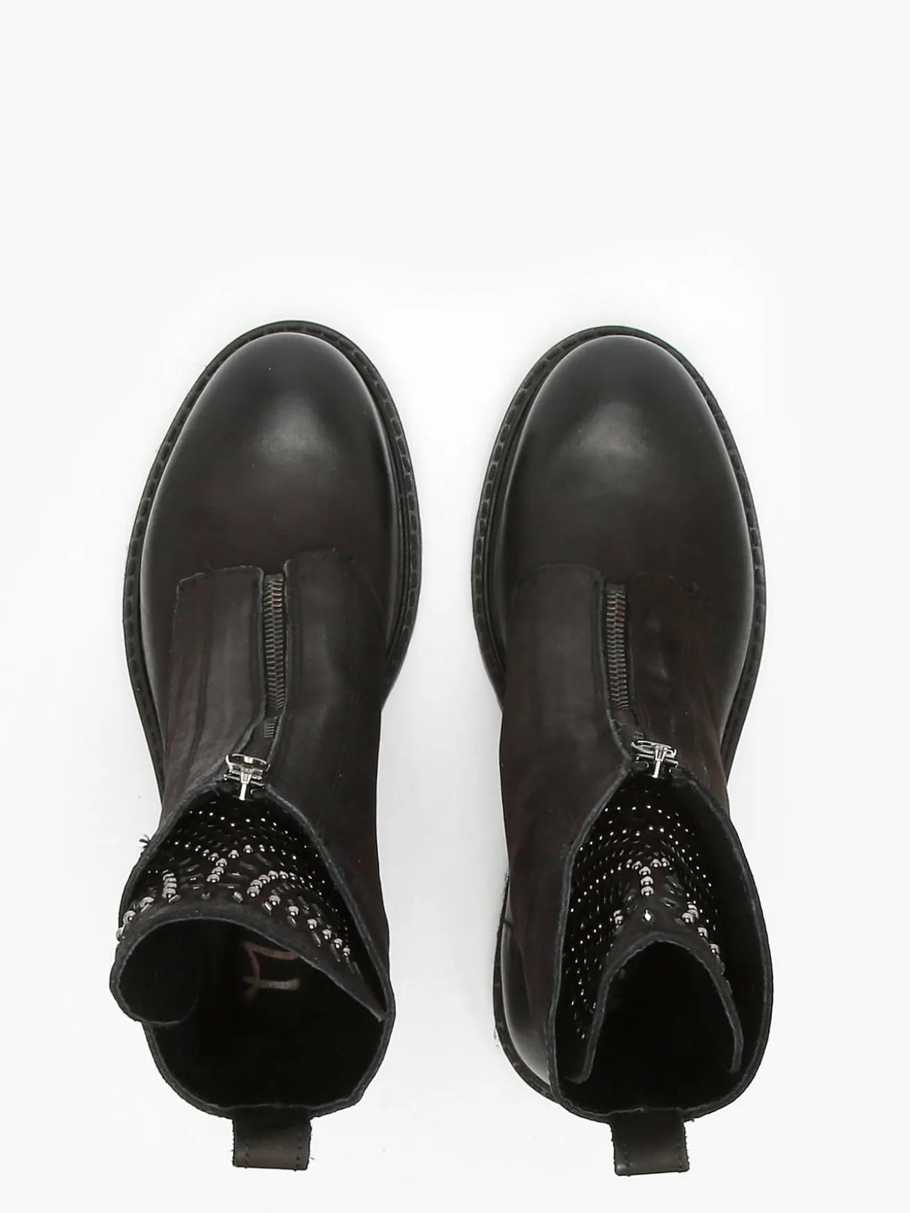 Bottines Biker en cuir METISSE