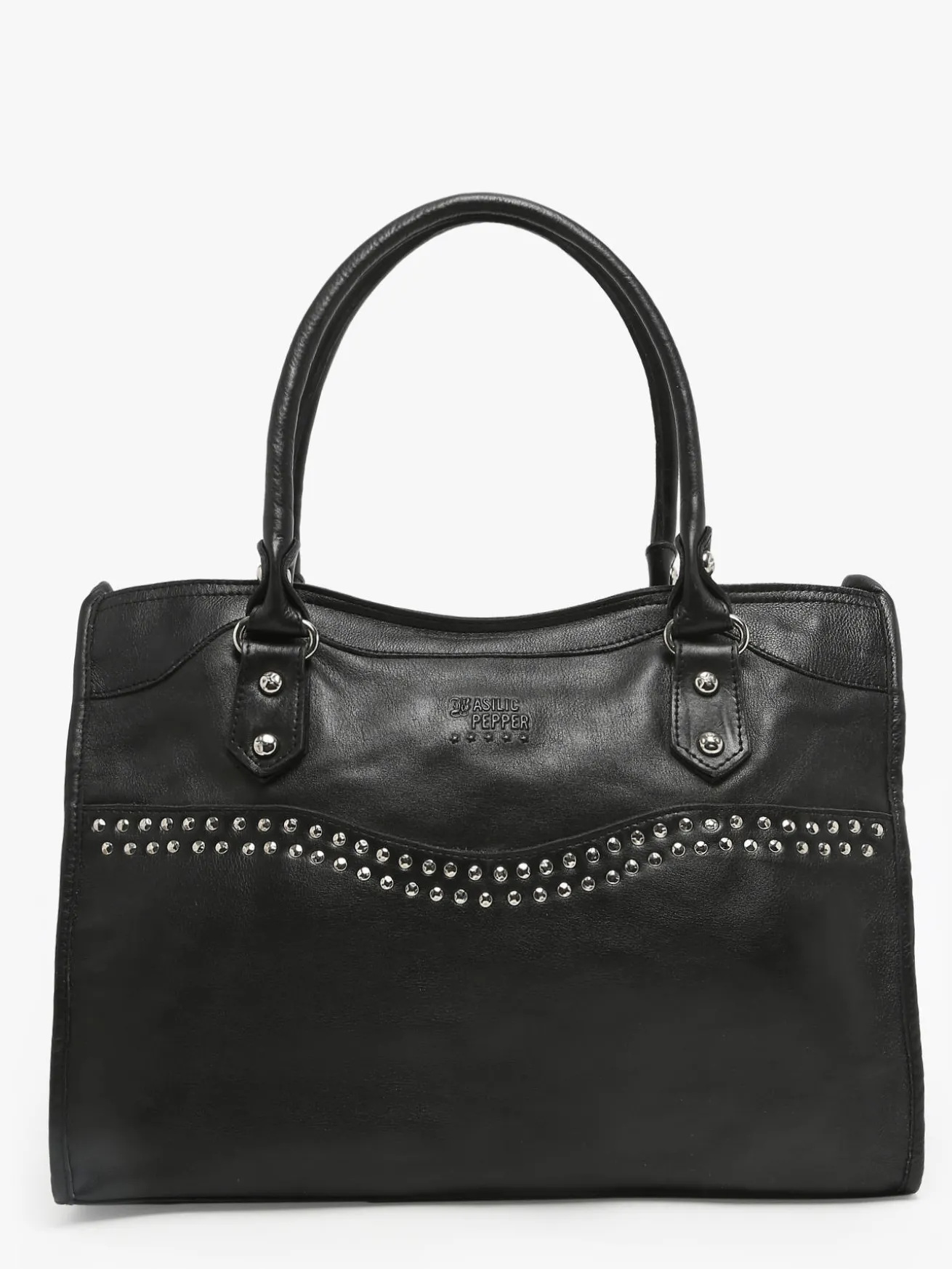 Cabas Glam cuir BASILIC PEPPER