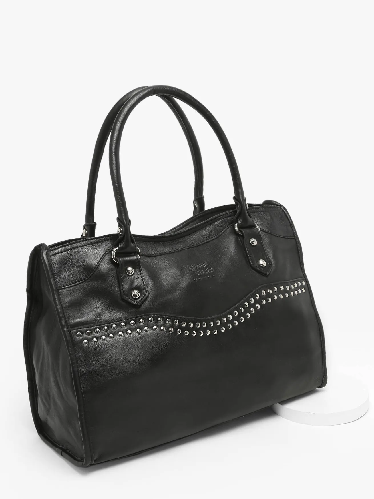 Cabas Glam cuir BASILIC PEPPER