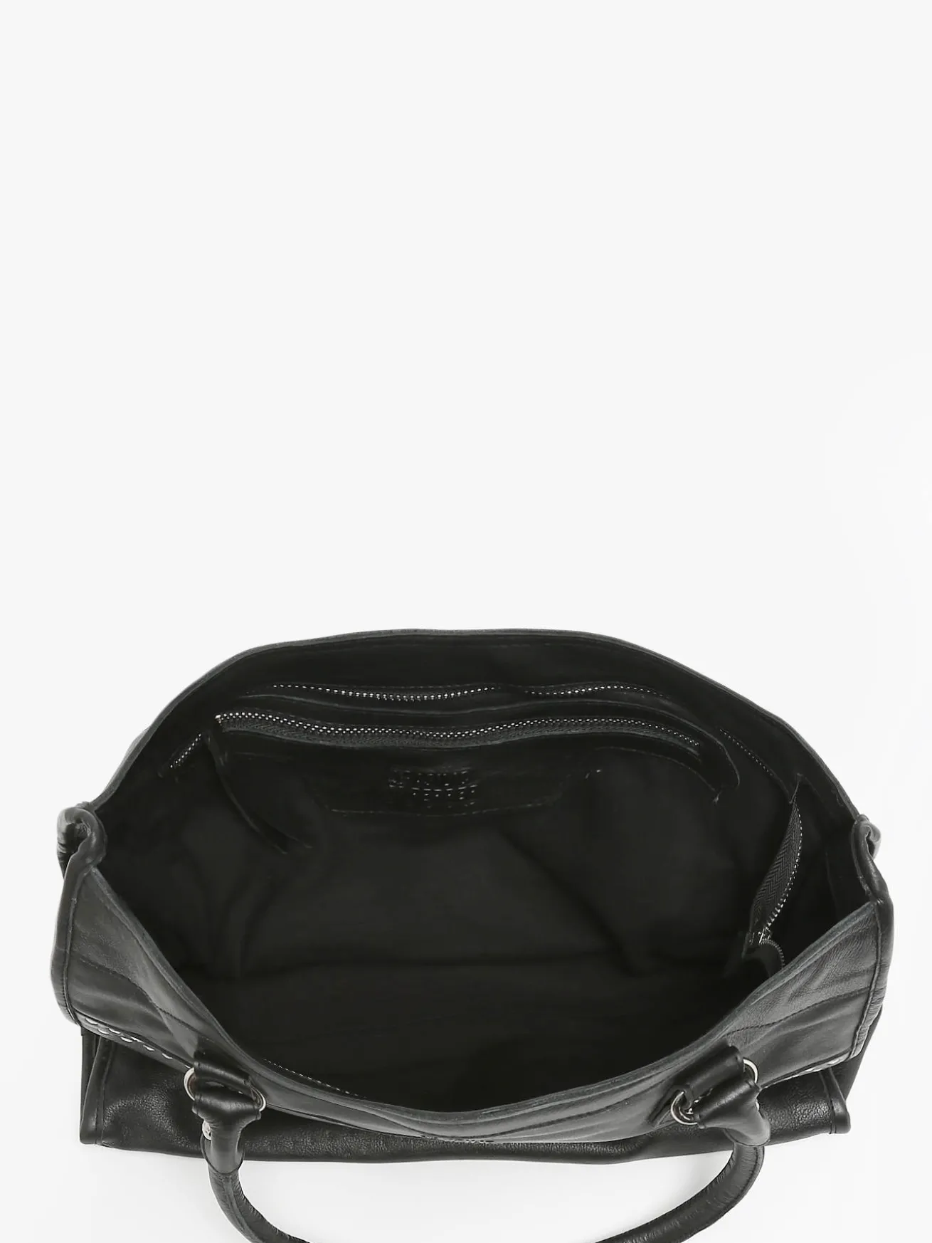 Cabas Glam cuir BASILIC PEPPER