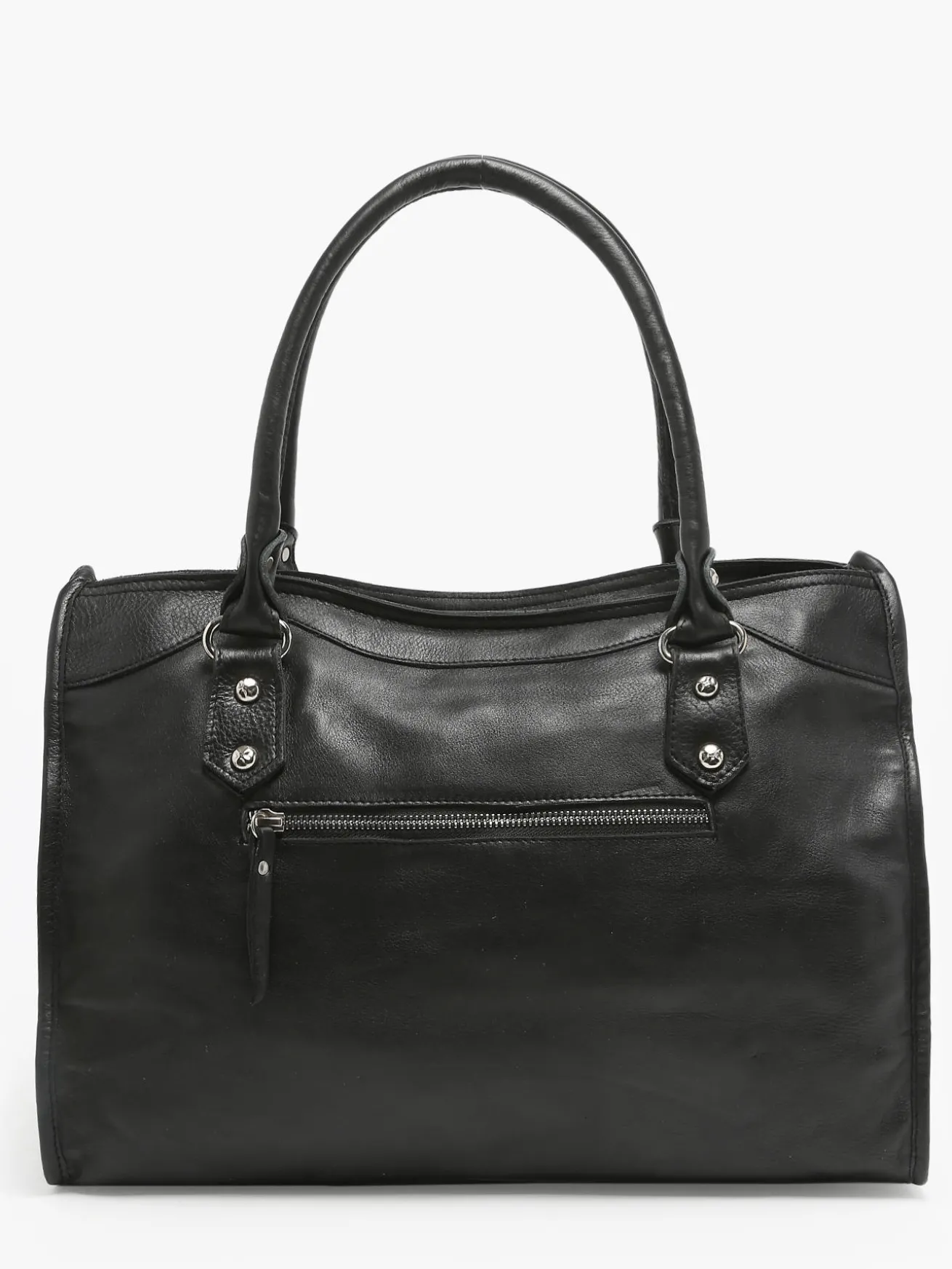 Cabas Glam cuir BASILIC PEPPER