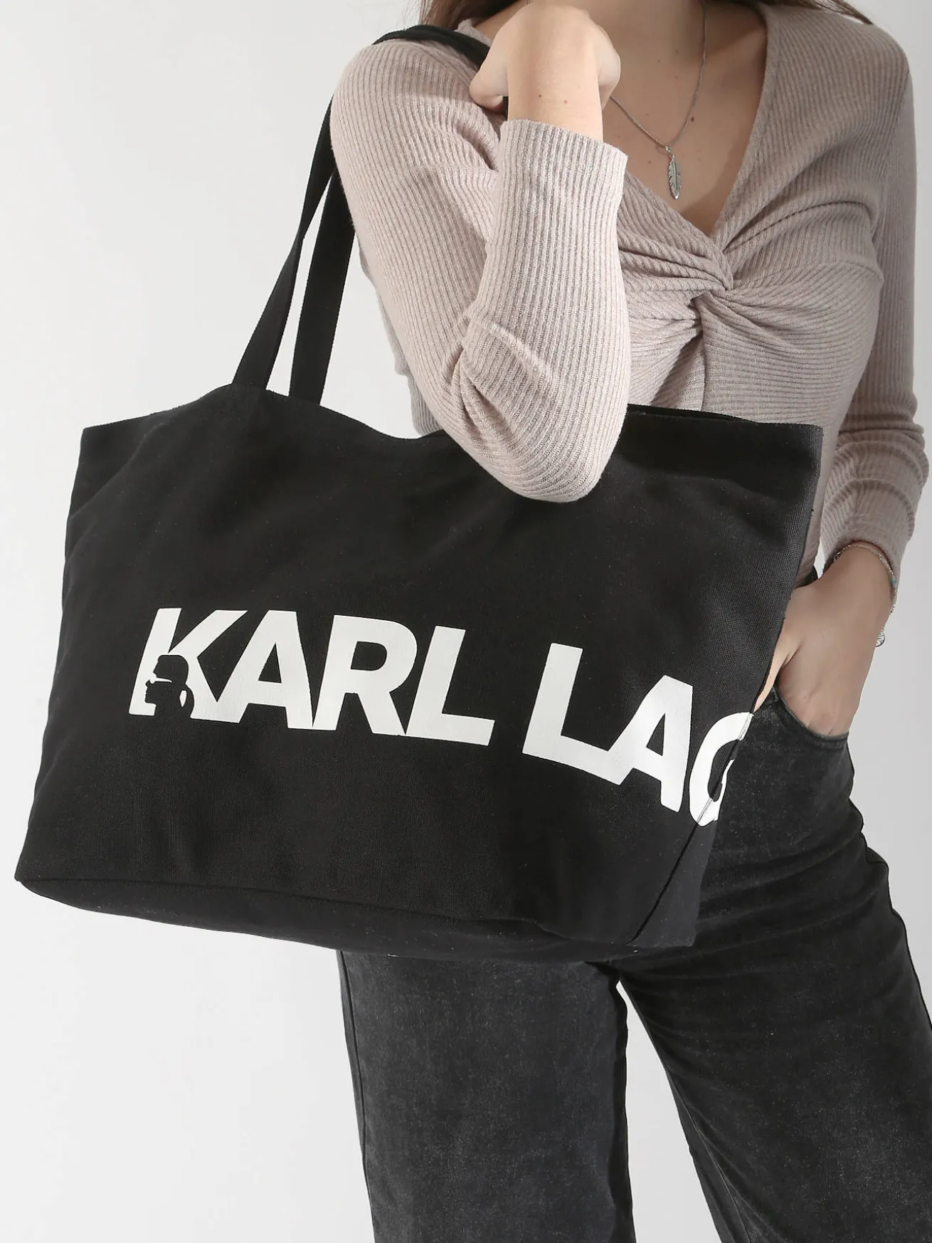 Cabas K essential coton KARL LAGERFELD