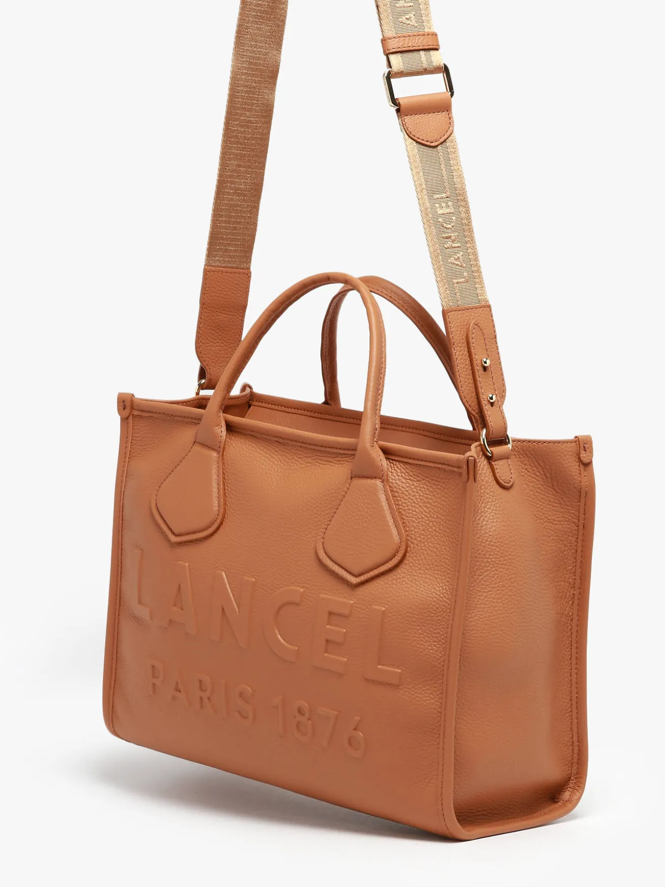 Cabas zippé M Jour cuir LANCEL