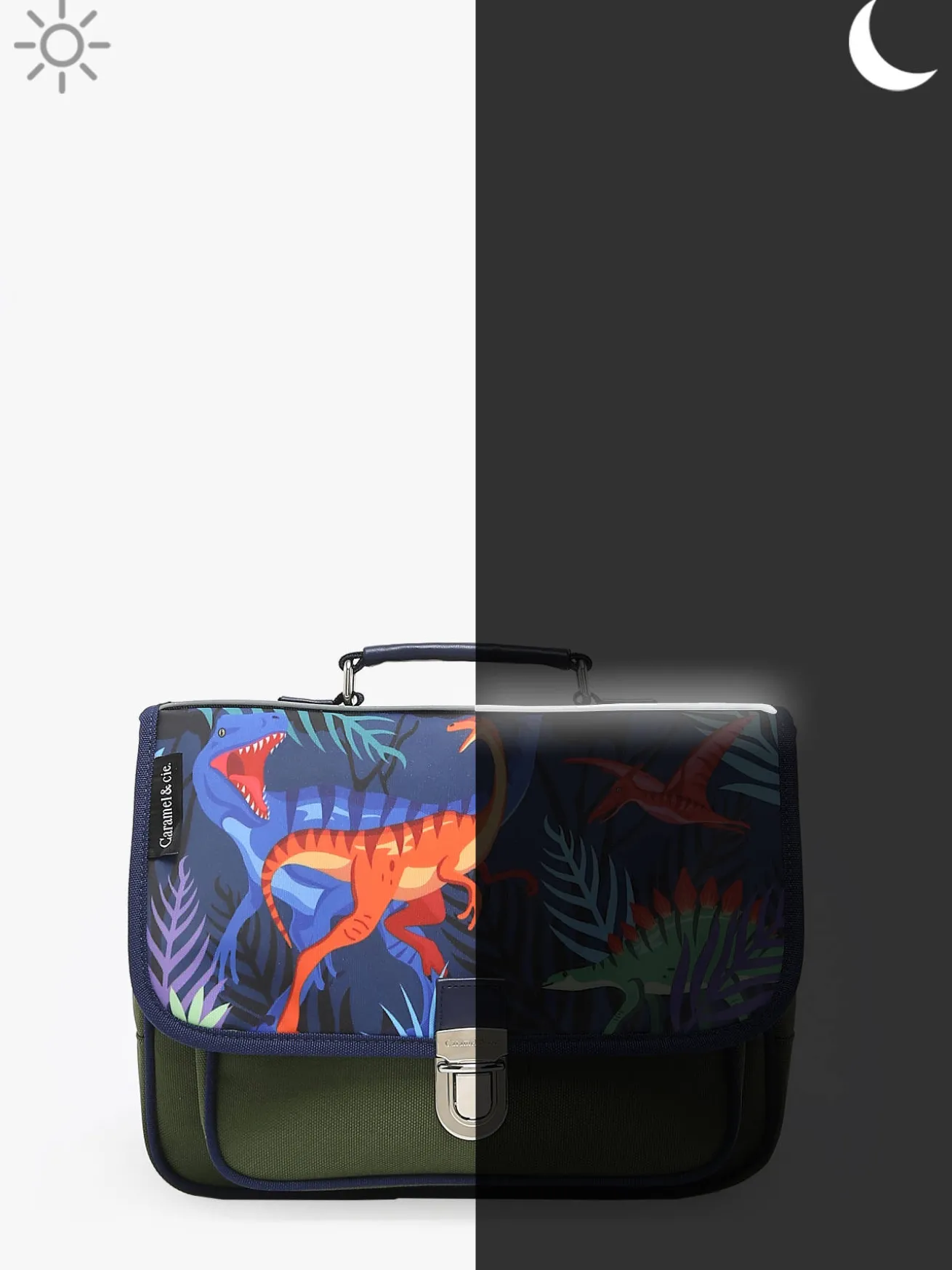 Cartable 1 compartiment CARAMEL ET CIE
