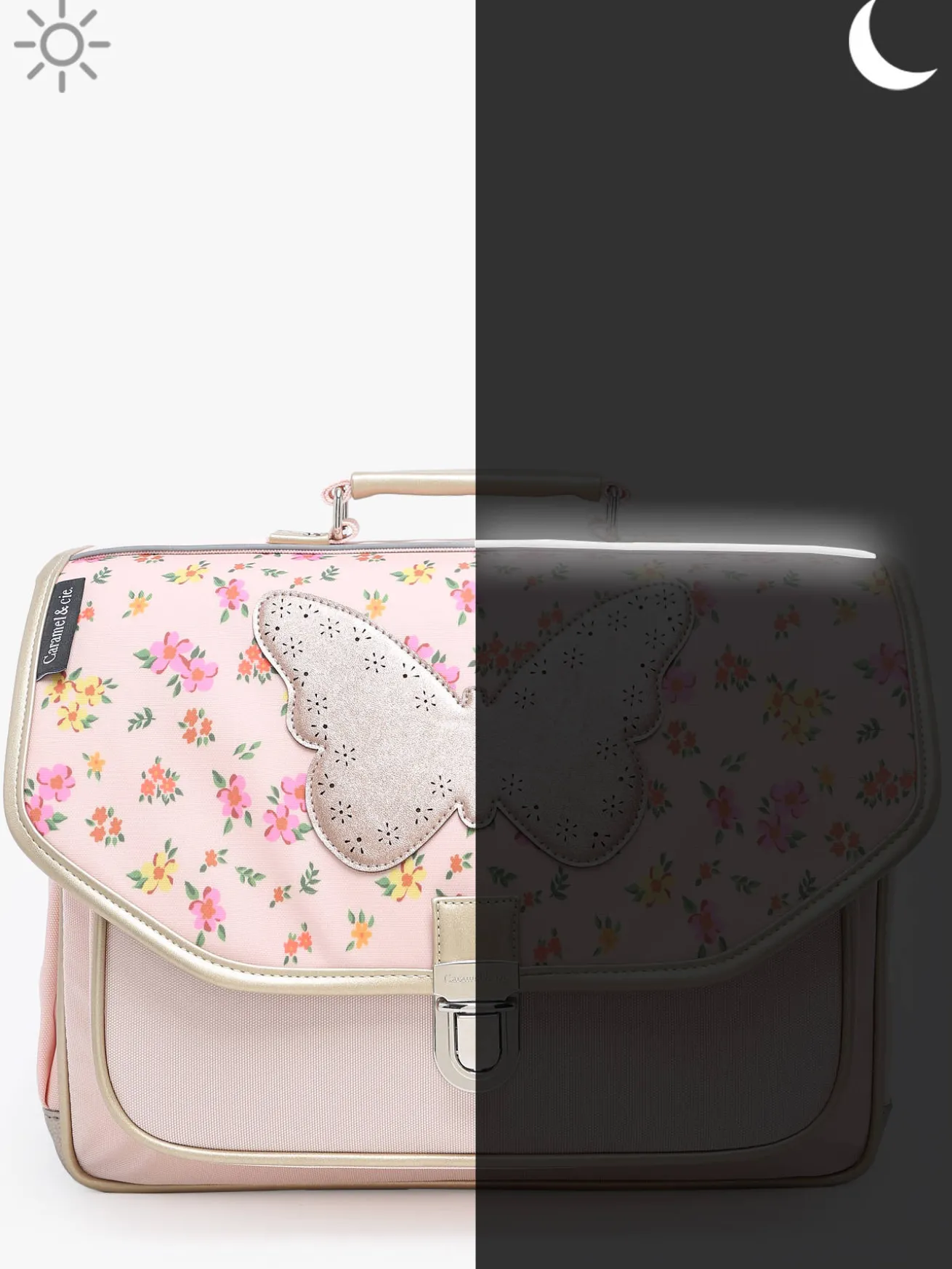 Cartable 2 compartiments CARAMEL ET CIE