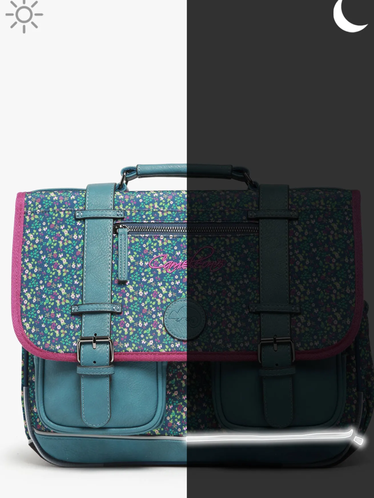 Cartable 3 compartiments CAMELEON