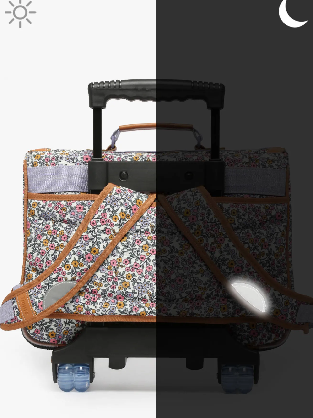 Cartable à roulettes 2 compartiments TANN'S