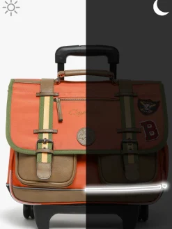 Cartable à roulettes 2 compartiments CAMELEON