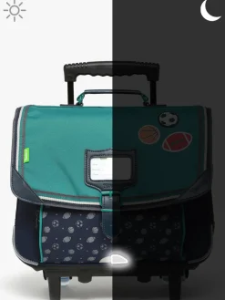 Cartable à roulettes 2 compartiments TANN'S