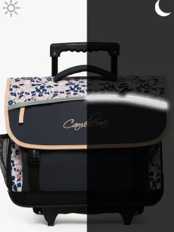 Cartable à roulettes enfant 3 compartiments CAMELEON